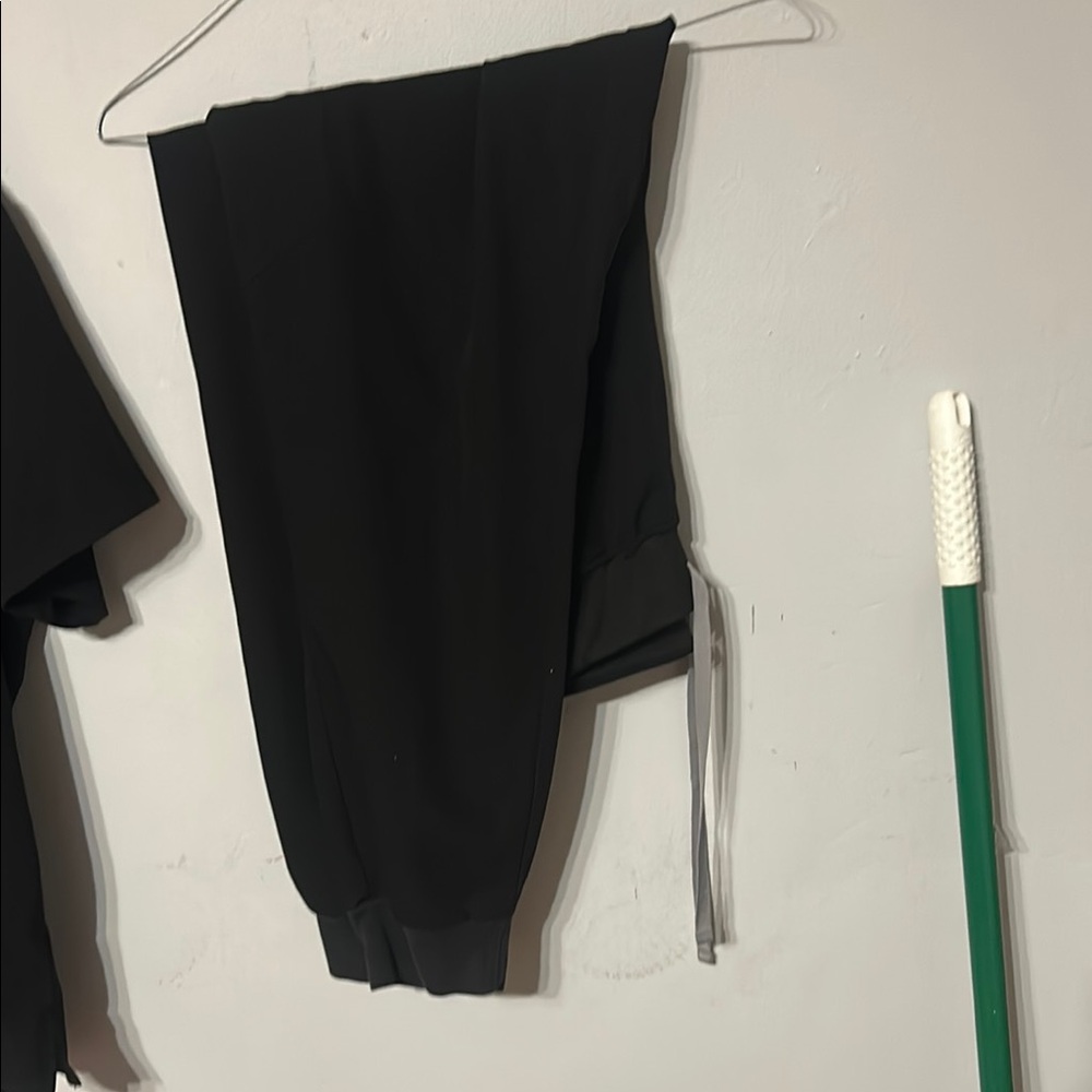Black figs scrub pants